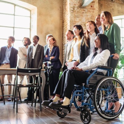 Diverse team of businesspeople