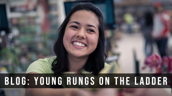 Young rungs on the ladder