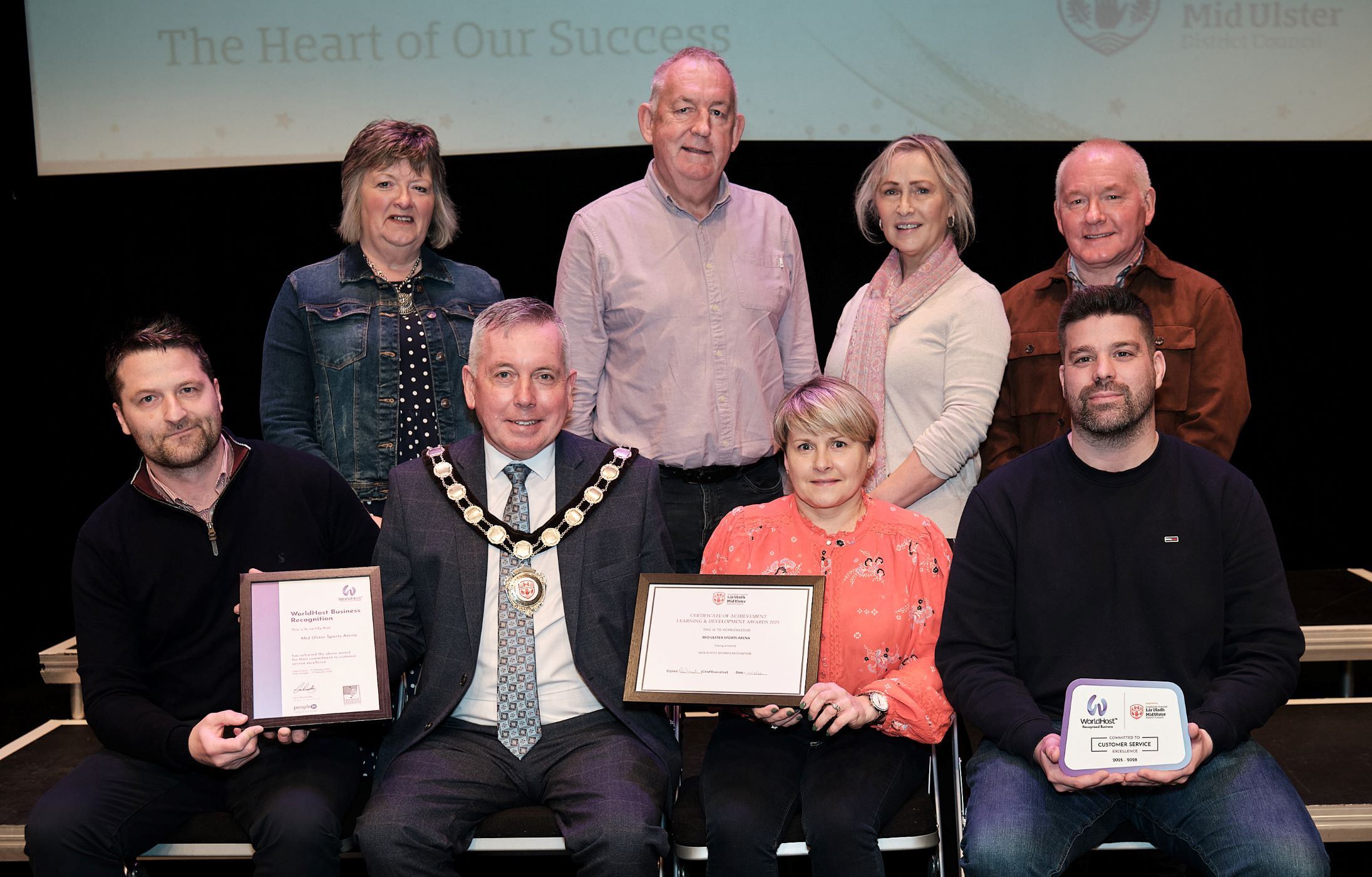 Mid Ulster District Council teams recognised for excellence in customer service with WorldHost