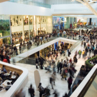 busy shopping centre