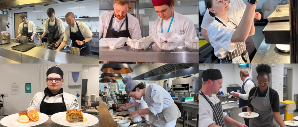 photos from college restaurants competing at the AA College Restaurant of the Year Award 2026